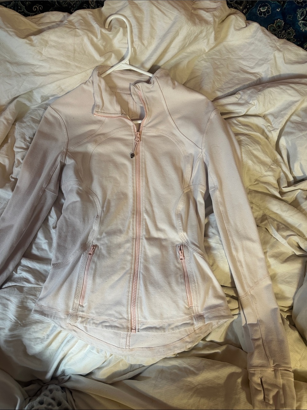 lululemon athletica Pale Pink Full-Zip Define Jacket